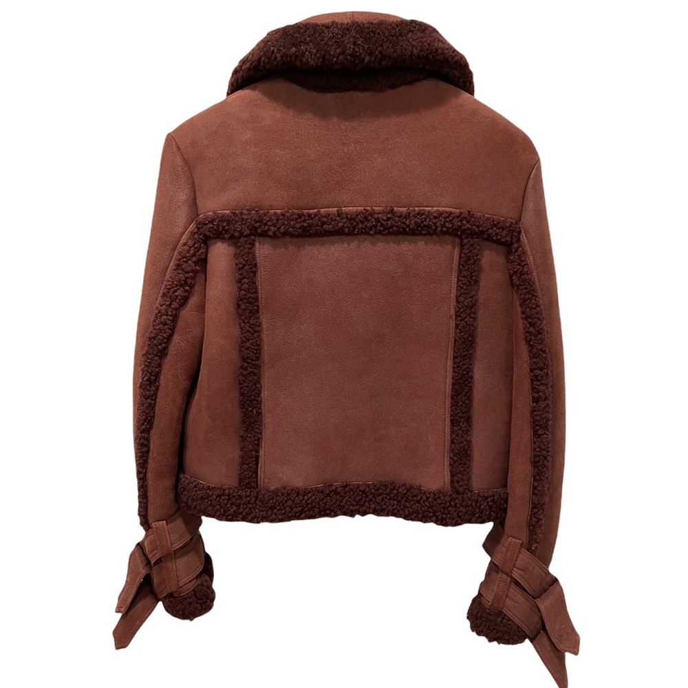 ♦️SOLD♦️ALLSAINTS Asher Shearling Biker Jacket - Picture 10 of 16